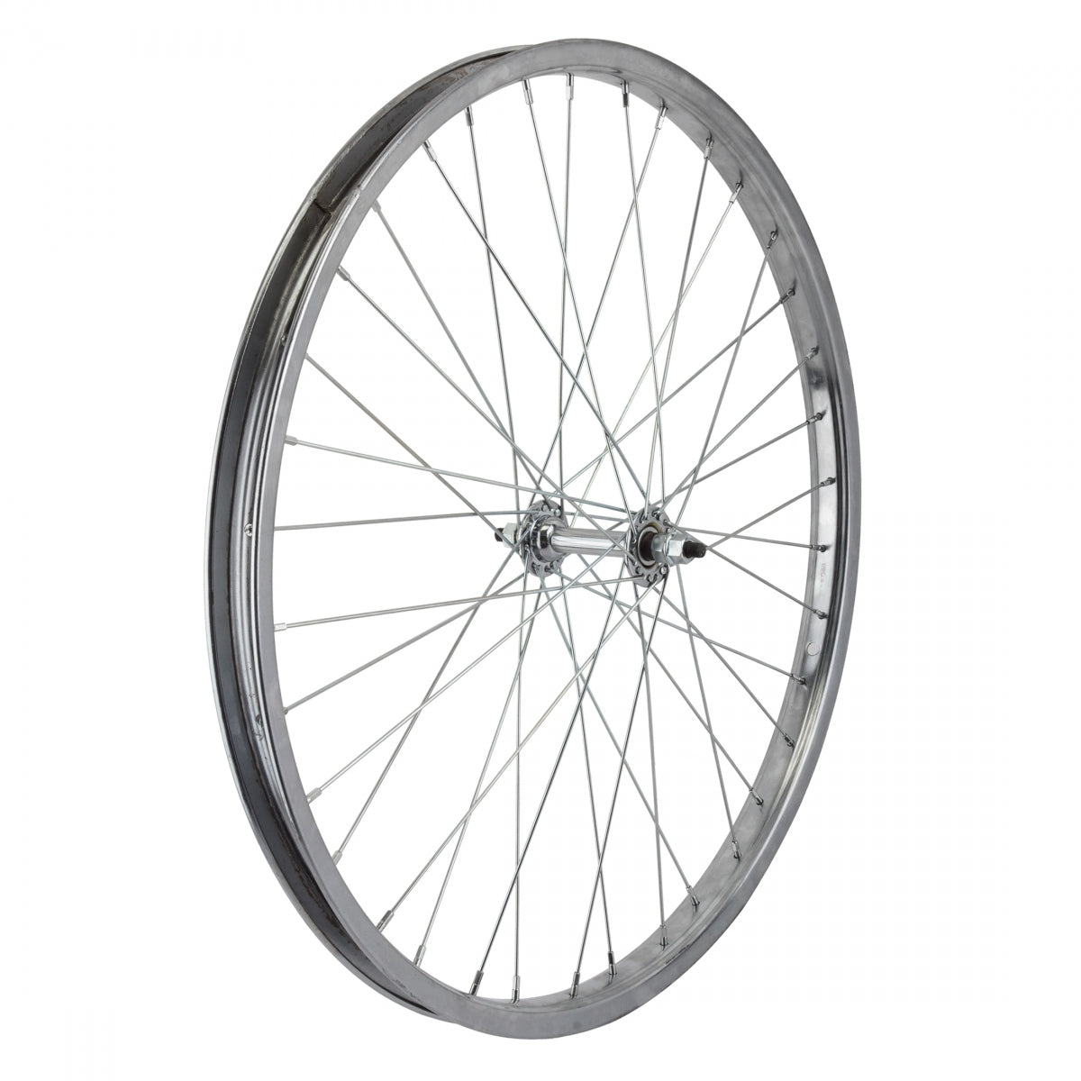 Wheel Master Front Cruiser Comfort Bicycle Wheel 24" x 1.75" 36 Spoke Steel Bolt On 5/16" Axle