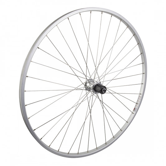 Wm Weinmann 700c Road Rear Wheel, Silver, 36H, 8/9-Speed Cassette, Silver