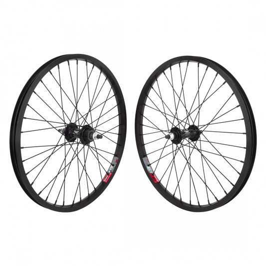 Wheelmaster 20x1.75 WheelSet (Pair), Bolt On, Black, 36H