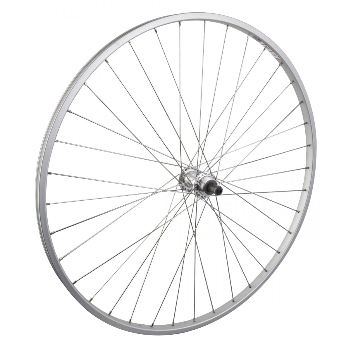 Wheel Master Rear Wheel 700 x 25, WEI AS23 x , QR Alloy FW 5-7sp Silver Hub, 14g SS Spokes, 36H