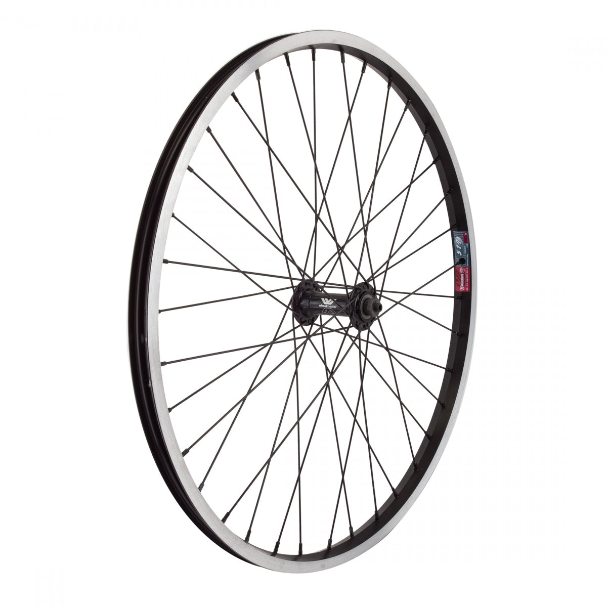 Weinmann 519 Mountain MTB Front Bicycle Wheel 24" x 1.5" 36 Spoke Alloy Quick Release Black