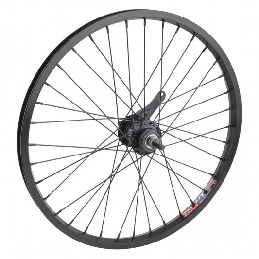 Wheel Master Rear Bicycle Wheel 20 x 1.75 36H, Alloy, Bolt On, Black, KT Coaster