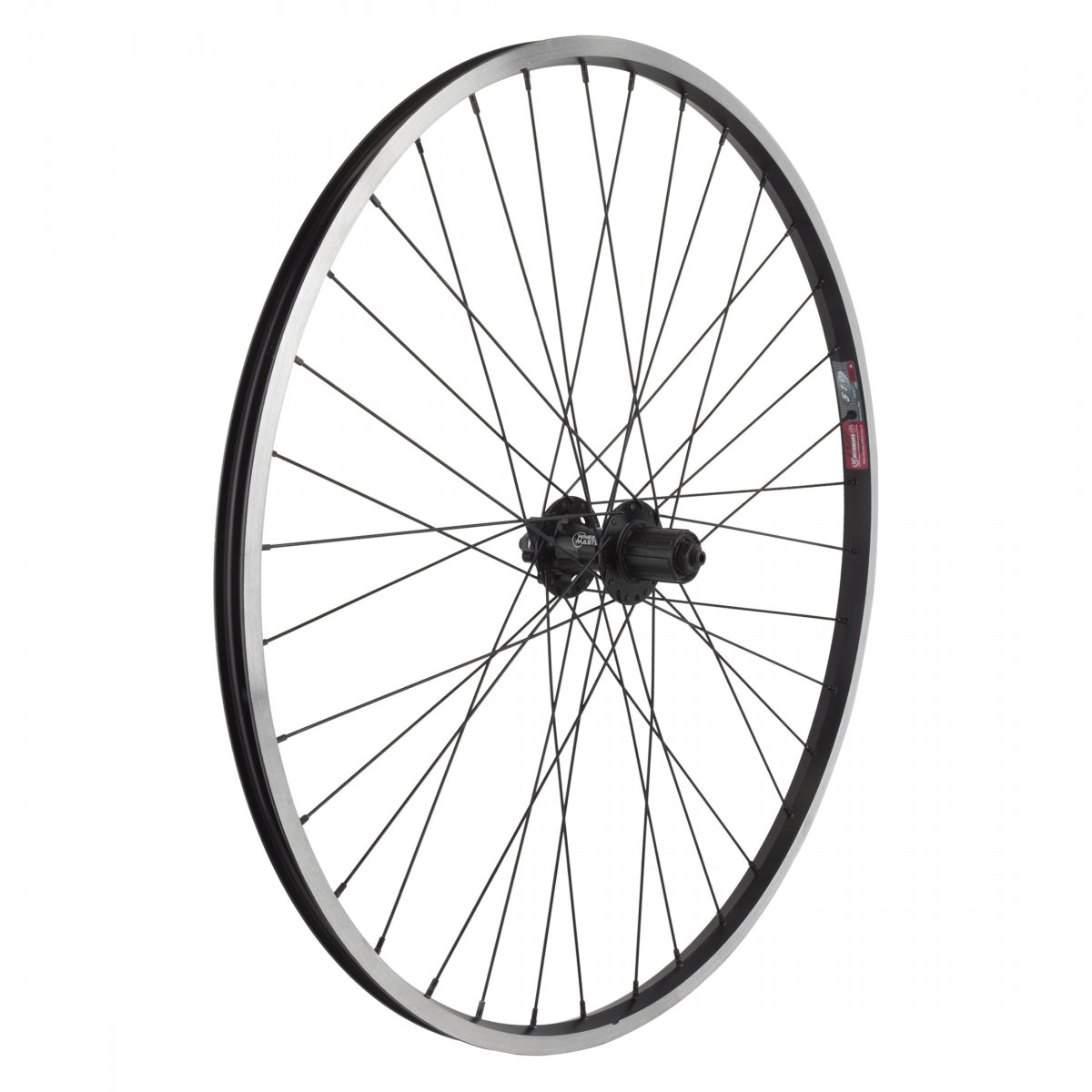 Wheelmaster Alloy 700 x 35 Touring Disc Rear Wheel, Black/Silver, 36H, Weinemann 519 Rim