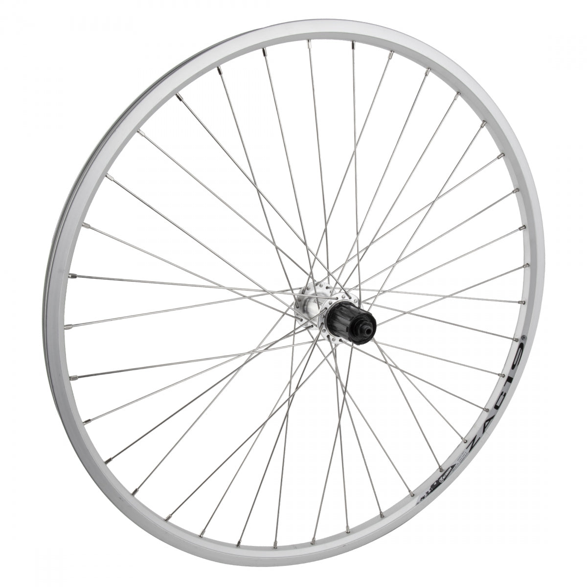 Weinmann Zac19 Rear MTB Mountain Bike Wheel Silver 36 Spoke 8-10 Speed Quick Release