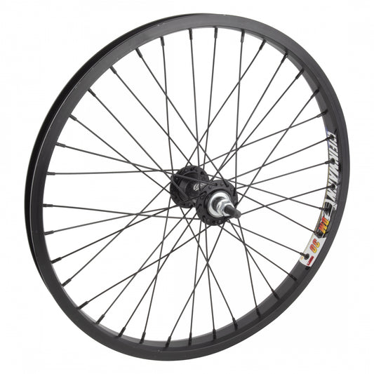 Weinmann/Black Ops Dm30 Front Wheel, 20" x 1.75, 36H, Black