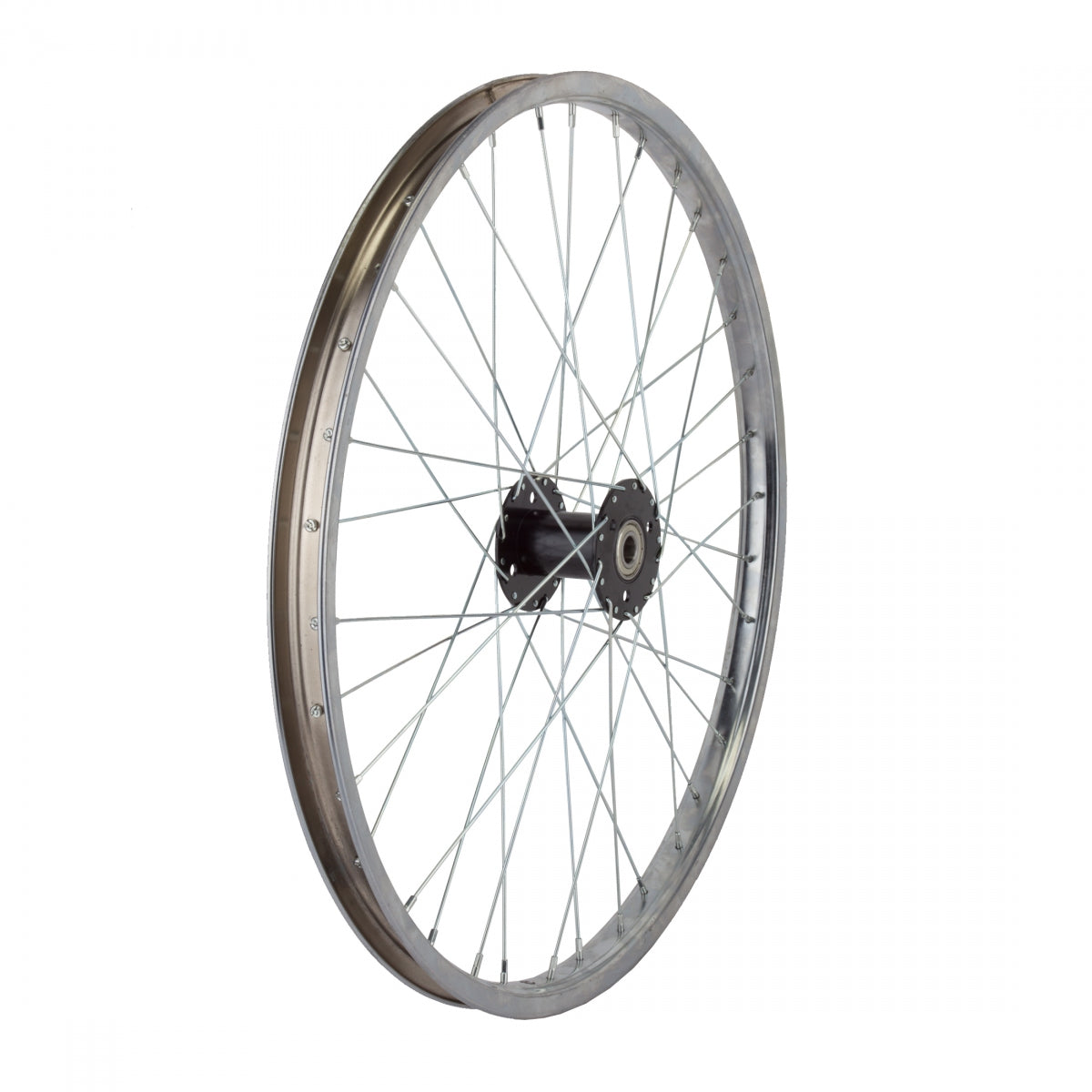 Wheel Master Rear Bicycle Wheel for Trike, 24 x 1.75 36H, Steel, Bolt On, Silver