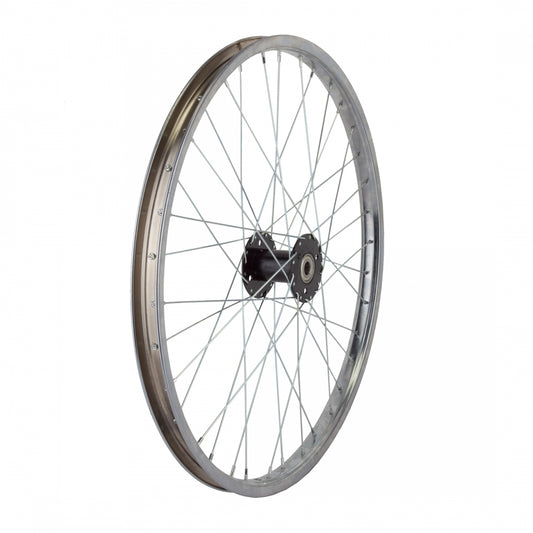 Wheel Master Rear Bicycle Wheel for Trike, 24" x 1.75" 36 Spoke, Steel, Bolt On Axle, Silver