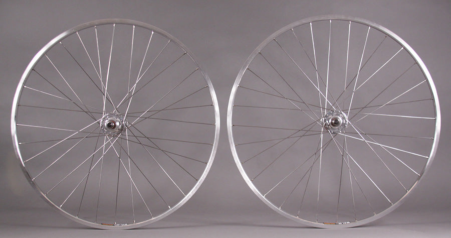 Sun M13 silver rims Formula fixed gear track hubs wheelset 32h