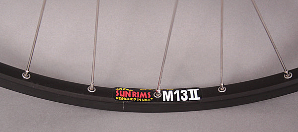 Black Sun M13 32 Hole Silver Spokes Black Hubs Fixed/Free Flip Flop Hub