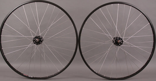 Sun CR18 Black 700c 32h Fixed Gear Singlespeed Wheelset Black