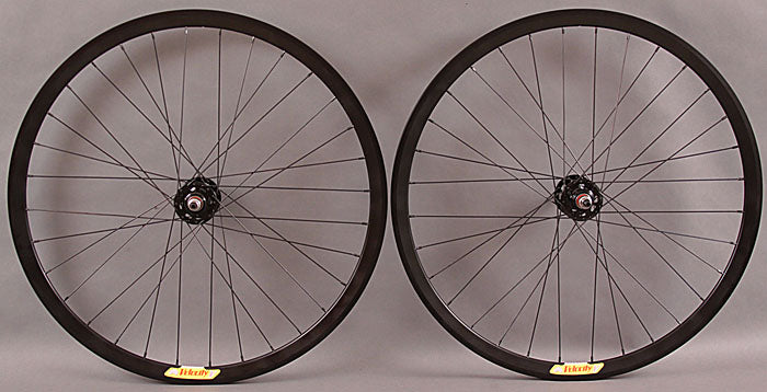 Velocity Deep V black fixed gear wheelset non machined 32 H