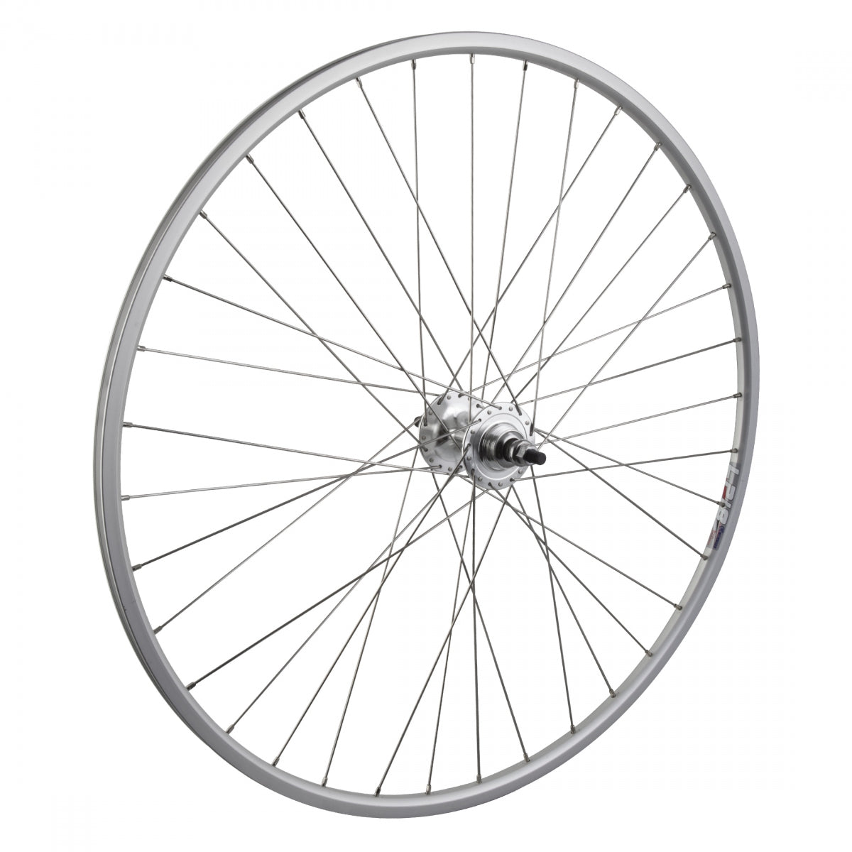 Wheel Master Weinmann Lp18 Rear Wheel, 27" x 1.0", 36H, Fixie/Freewheel, All-Silver