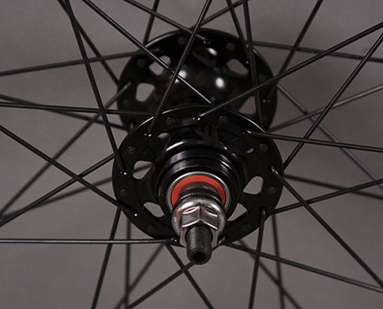 Weinmann DP18 BLACK 32h fixed gear wheelset FORMULA HUBS