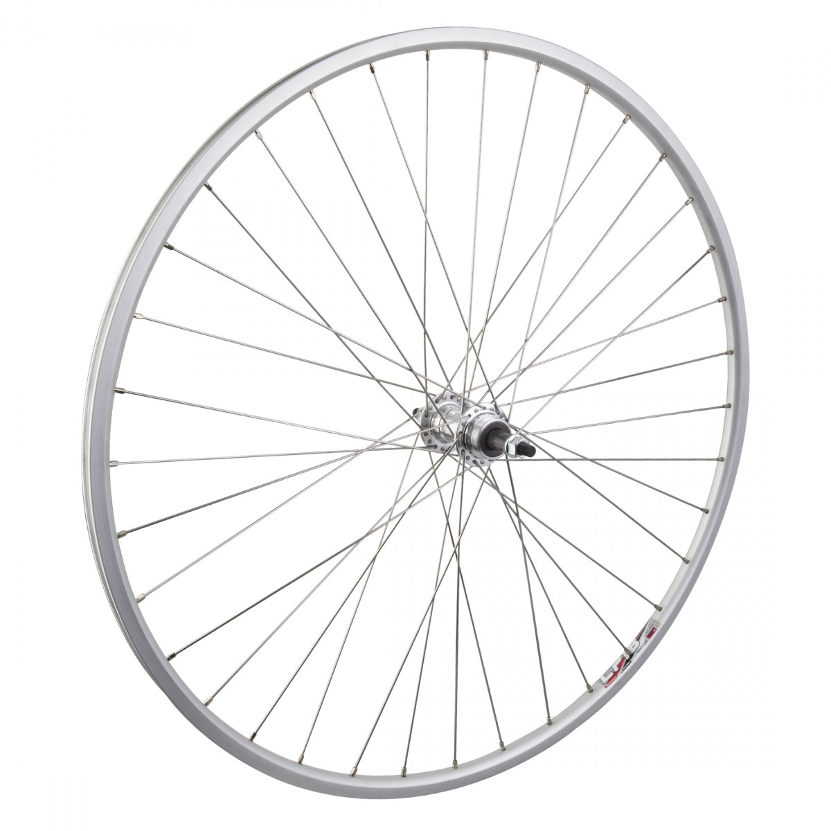 Wheel Master Weinmann Lp18 Rear Wheel, 27" x 1.0, 36H, 6-Spd FW, Silver