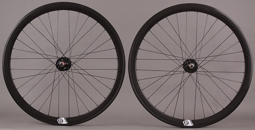 fixed gear rims Origin8 700C Fixie Wheelset Black