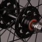 Track Attack POLISHED Black 32h Track Bike Fixed Gear Aero Wheelset 42mm