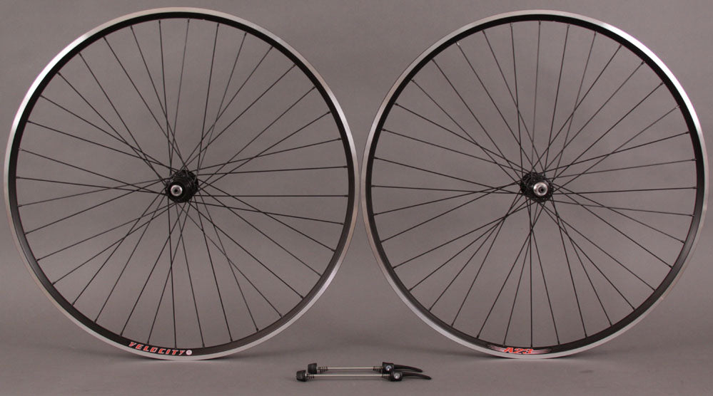 Velocity A23 Black Shimano 105 7000 36 Hole Hubs Wheelset