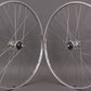 H + Plus Son TB14 Silver Dura Ace 7600 Track Hubs Wheelset 36h