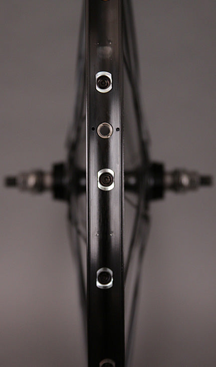 H + Plus Son TB14 Black - 32h Formula Track Hubs Fixed Gear Single Speed Wheelset