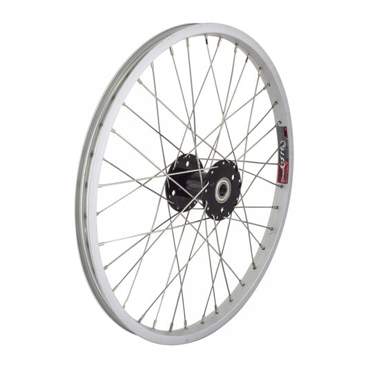 Wheel Master 20"x1.75 Trike Rear Wheel, 406x19, Weinmann 519 Silver Rim, 36H, SunBike Trike Seal Black Hub, 15mm Axle, DT Swiss 2.0 Silver Spokes