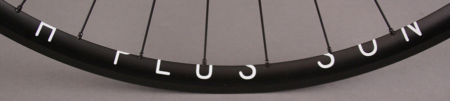 H + Plus Son Archetype Black Formula Track hubs Wheelset