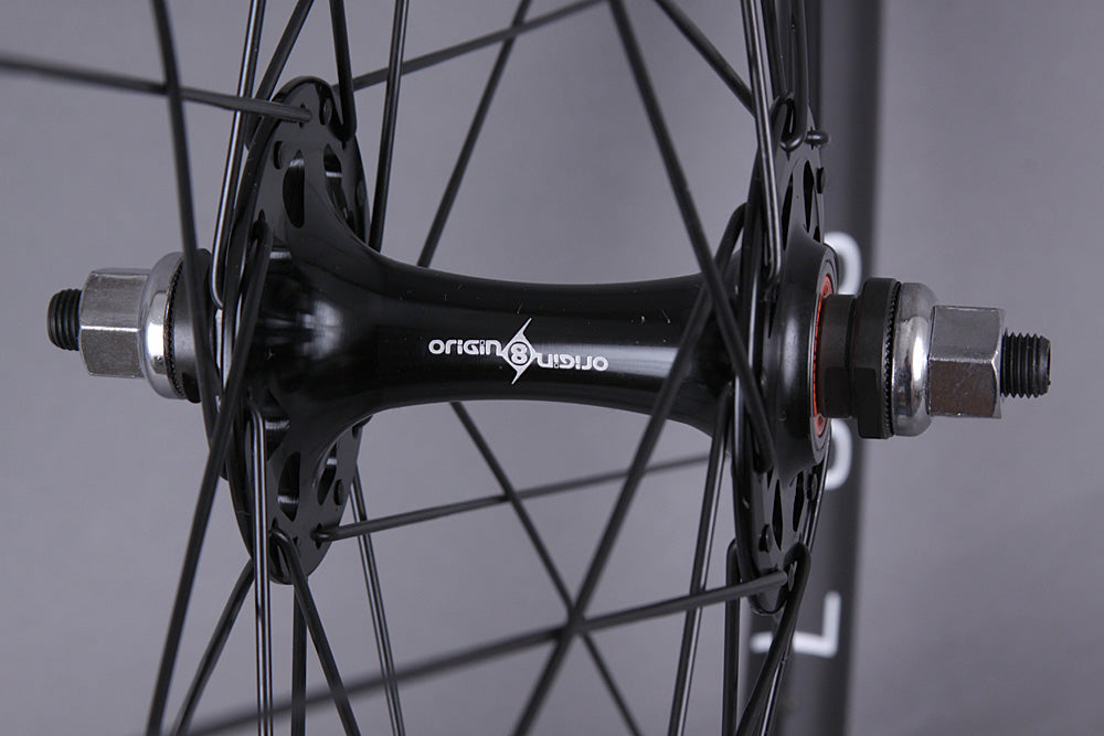 Archetype Rims 700C H Plus SON Archetype Fixed Gear Track Bike Wheelset Black 32 Spok ...