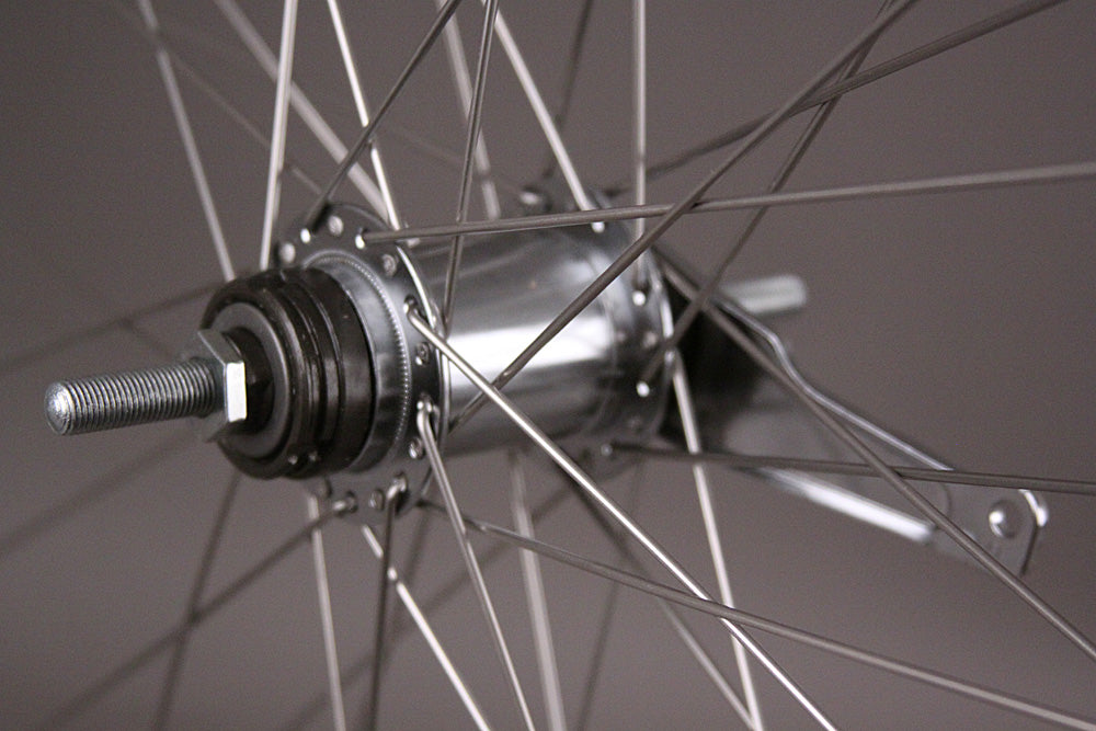SUN CR18 Silver Shimano Coaster Brake Single Speed Wheelset