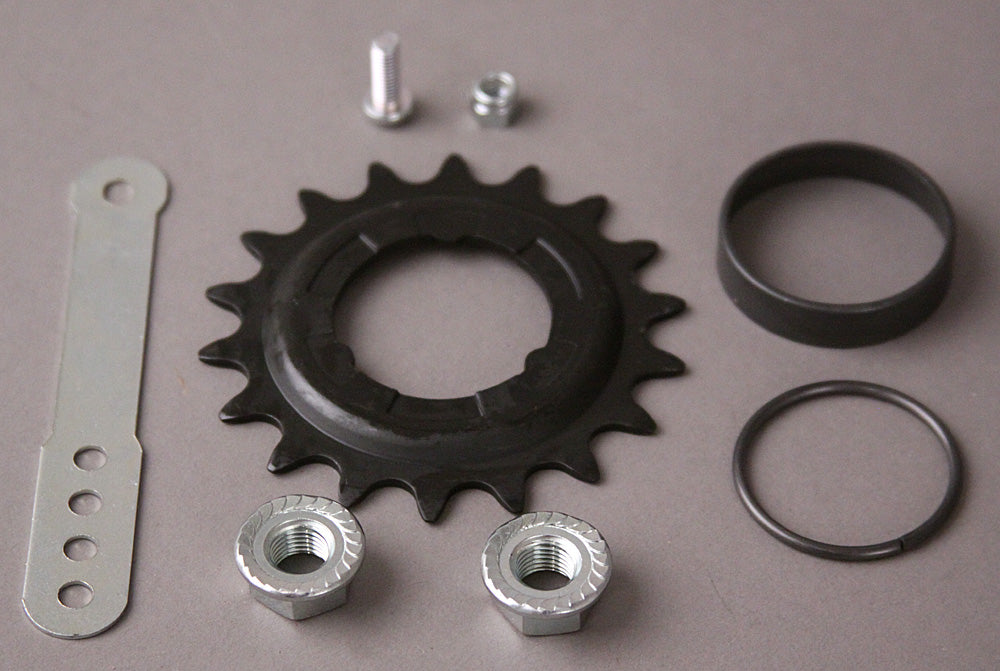 SUN CR18 Silver Shimano Coaster Brake Single Speed Wheelset