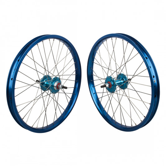 Wheelset  20X1.75 406X24 Black-Ops Dw1.1 Blue 36 Black -Ops Mx1100 Single Speed Freewheel Seal 3/8 Blue 110Mm Dti2.0Sl