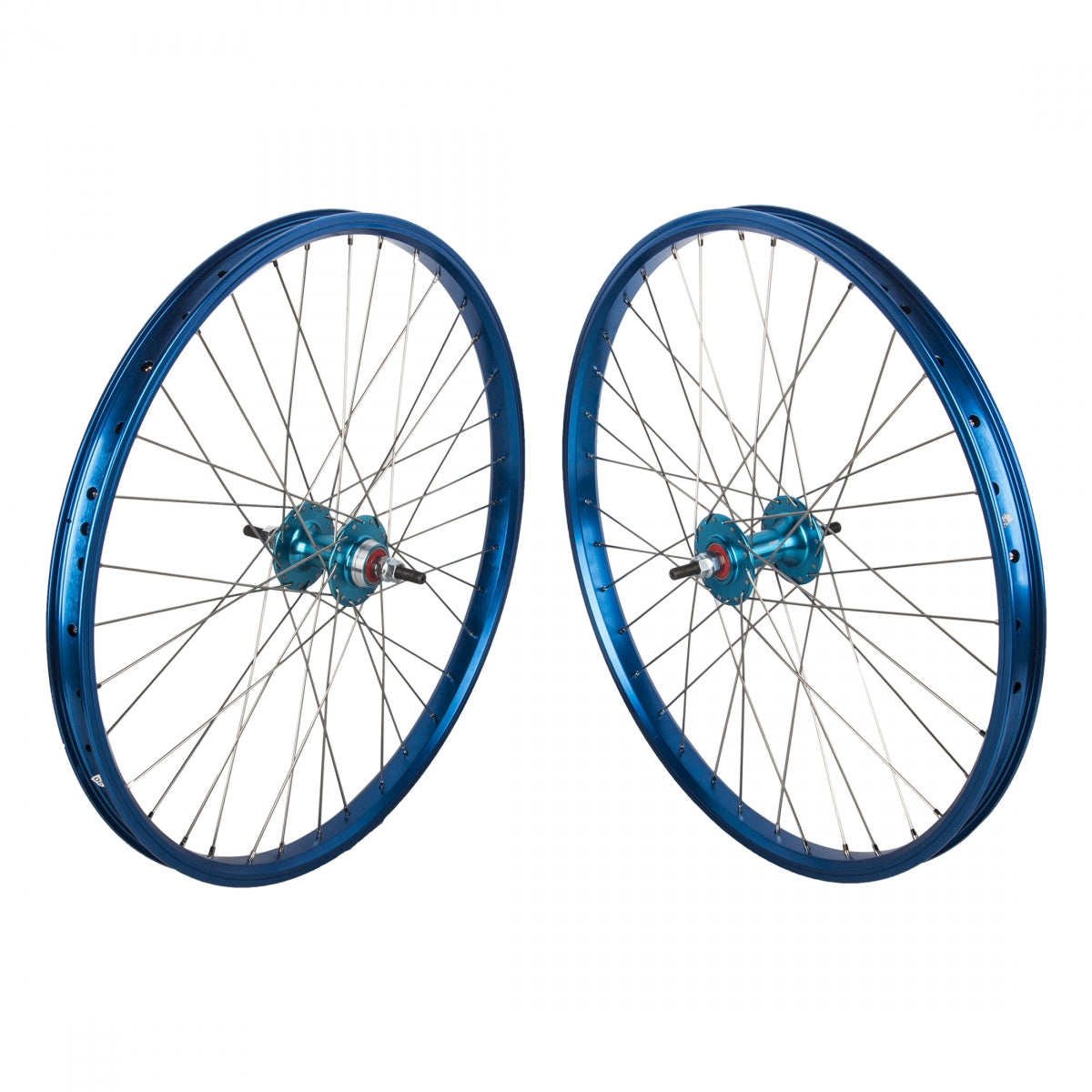 Wheelset  24X1.75 507X24 Black -Ops Dw1.1 Blue 36 Black -Ops Mx1100 Single Speed Freewheel Seal 3/8 Blue 110Mm Dti2.0Sl