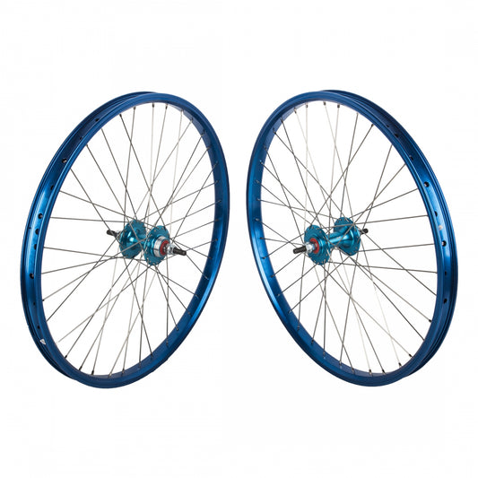 Wheelset  24X1.75 507X24 Black -Ops Dw1.1 Blue 36 Black -Ops Mx1100 Single Speed Freewheel Seal 3/8 Blue 110Mm Dti2.0Sl