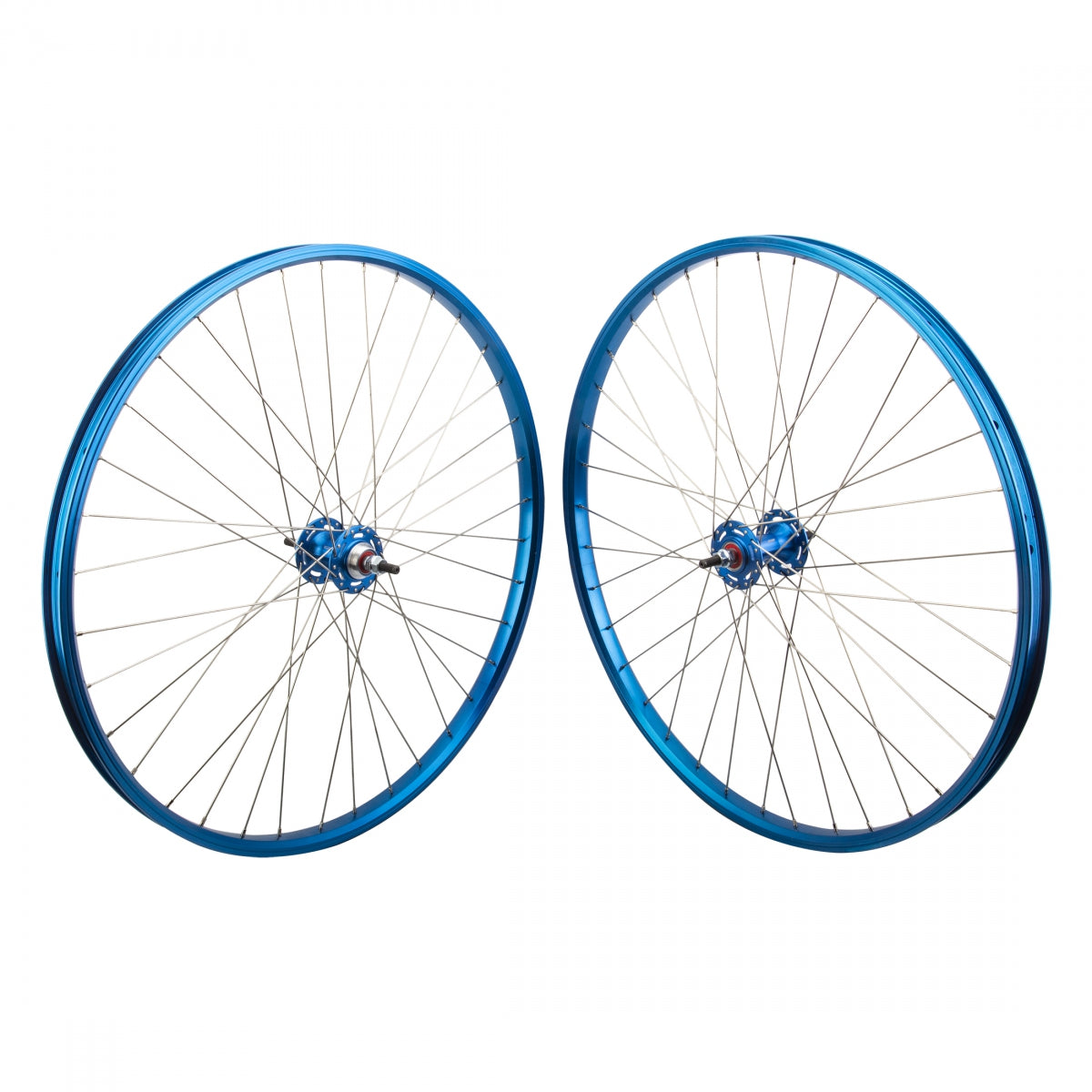 Black Ops DW1.1 Blue 29er BMX Wheelset MX1100 Sealed Bearing Hubs 36h 100-110 3/8 Axle