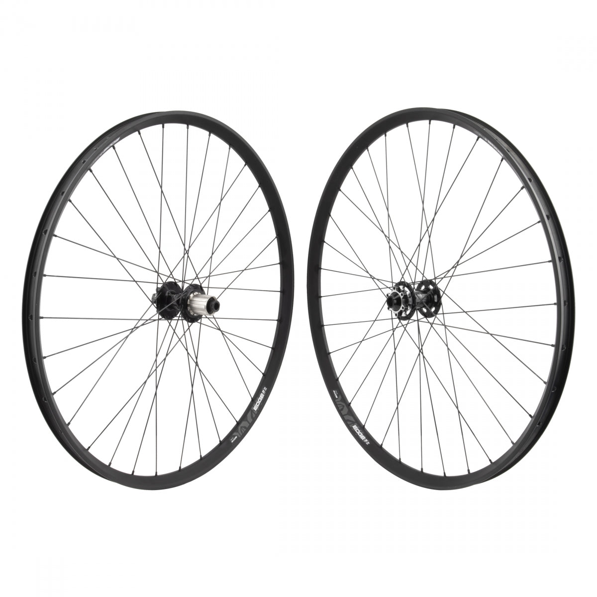 Wheelset 29er 622X26 Ryde Edge-26 Os Tubeless Black  (Sand Blast) Disc 32 Or8 Mt3100 8-11S 6 Bolt 15Mm 12Mm Seal Bk 142Mm Dti2.0Bk