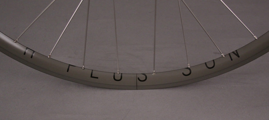 H Plus + Son Archetype Hard Anodized Phil Wood hubs Wheelset