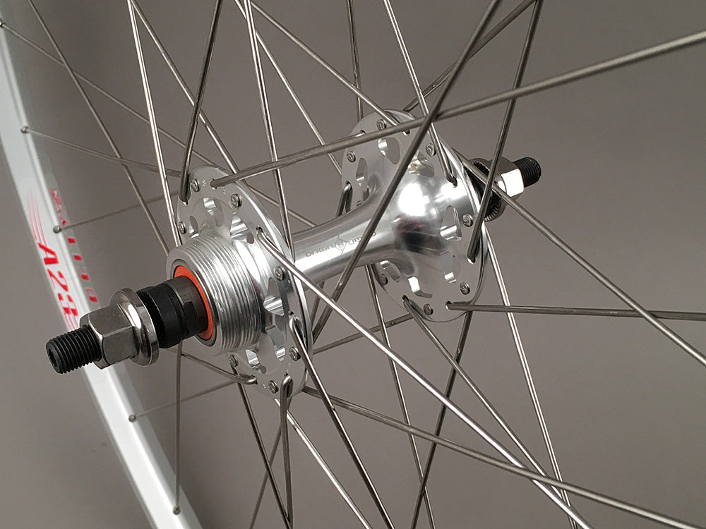 Velocity A23 Track Bike Fixed Gear Singlespeed Wheels Silver – Velo Mine