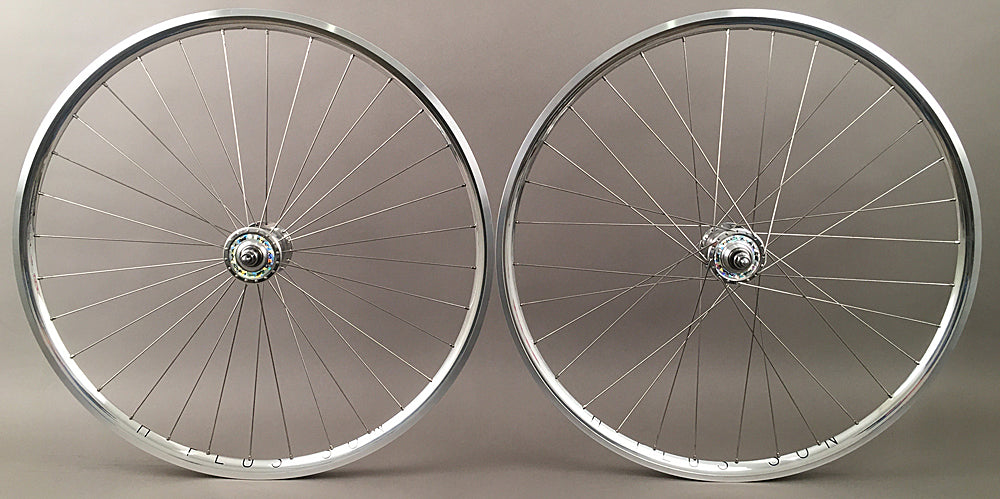 H + Plus Son Silver Archetype w/ 36h Suzue Track Hubs Wheelset