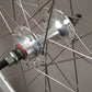 H Plus + Son SL42 Sandblasted Silver Fixed Gear Wheelset MSW 32H