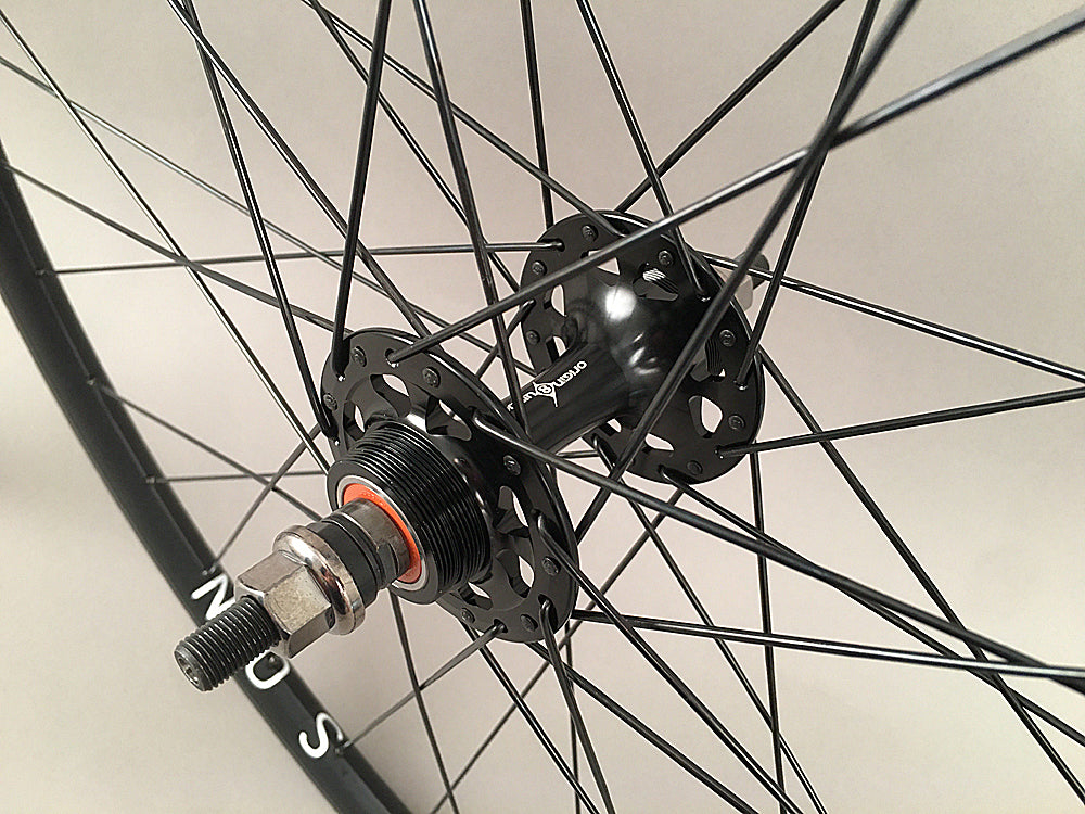 H + Plus Son Archetype Black fixed gear Track Bike Wheelset 36