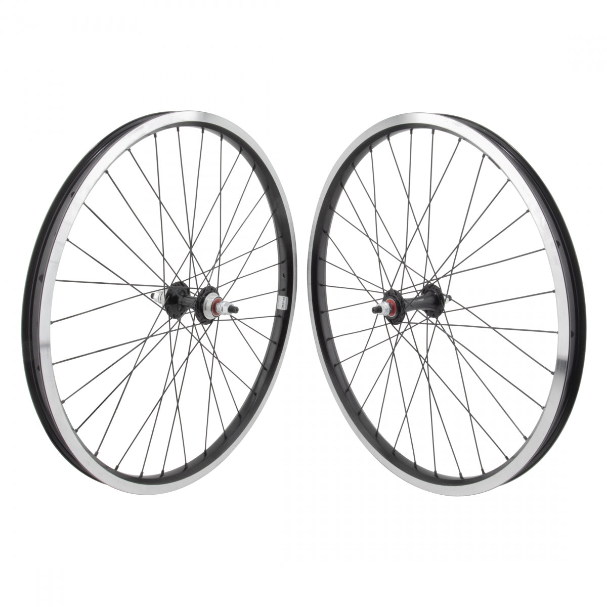 Wheelset  24X1.75 507X24 Ryde Andra40 Black Msw 32 Black -Ops Mx1100 Single Speed Ff Seal 3/8 Bk 110Mm Dti2.0Bk