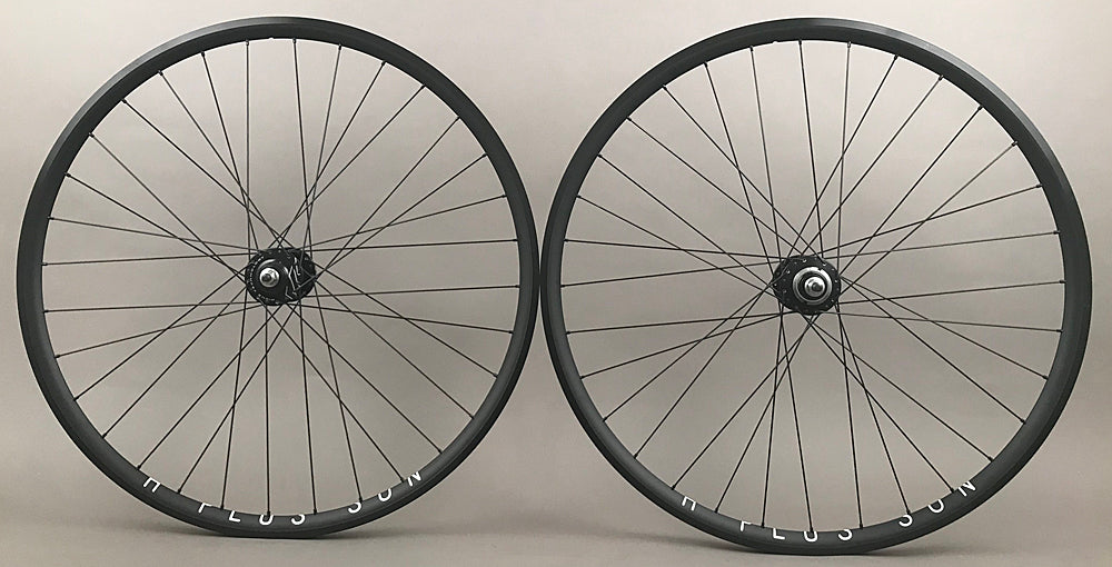 700C H+SON Archetype Alloy Fixed Gear Track Bike Wheelset 32 Spoke, 700c, Miche Italian hubs