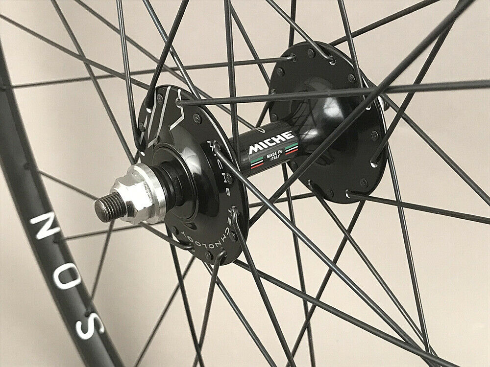 H Plus Son Archetype Black Rims Miche Track Hubs Fixed Gear