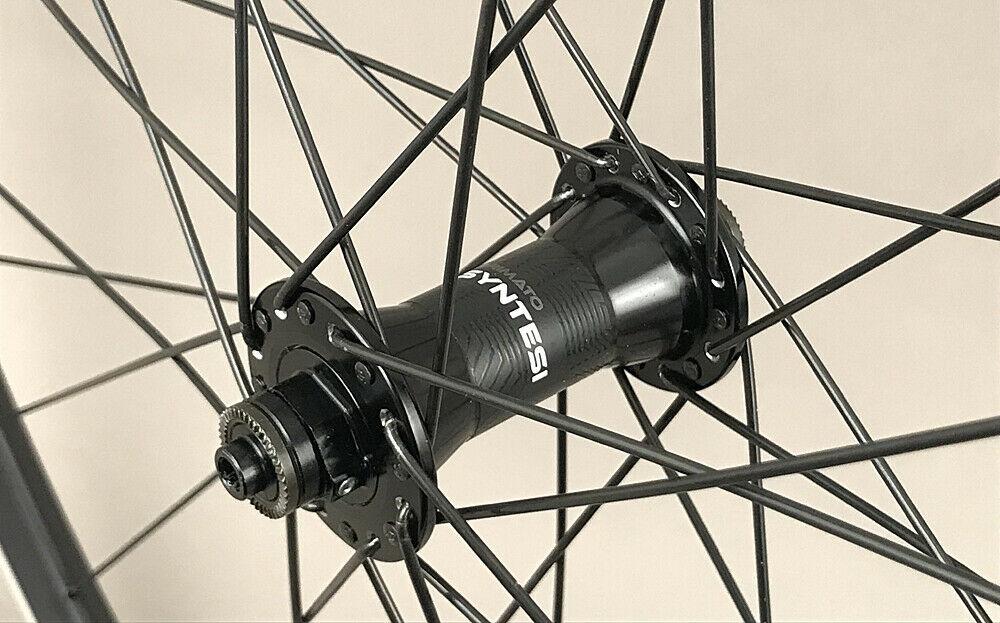 Velocity A23 700c Rims Miche Primato Hubs Road Bike Black Wheelset Rim Brake