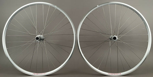 Velocity A23 Silver Rims Miche Primato Hubs Road Bike Wheelset Rim Brake