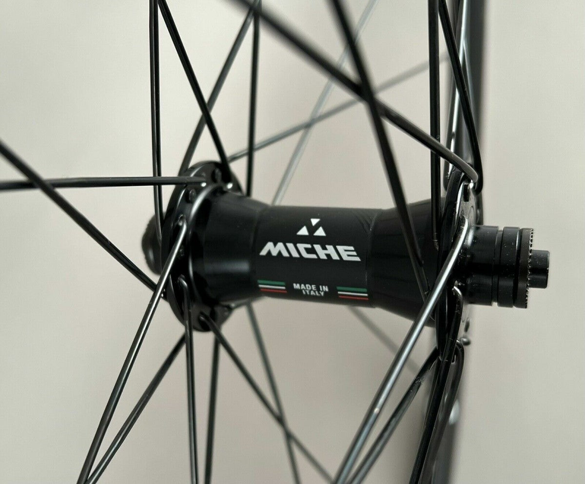 H Plus Son Archetype Rims Black Miche Primato Hubs Road Bike Wheelset Rim Brake