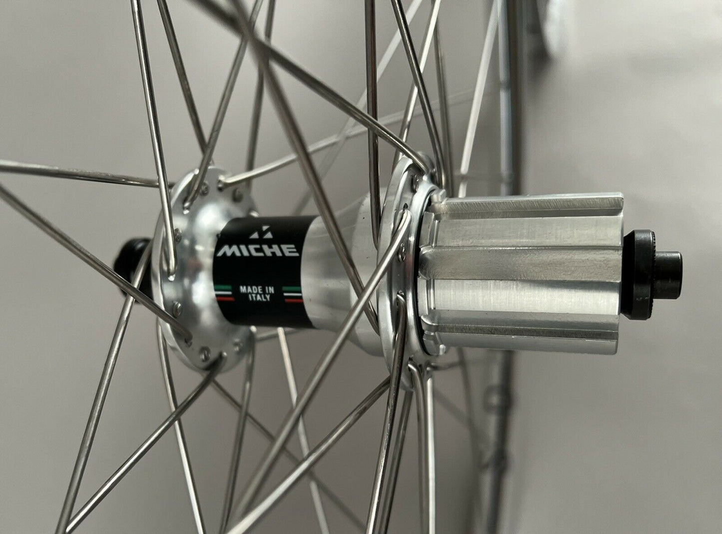 H Plus Son Archetype Silver Miche Hubs Road Bike Rim Brake Wheelset choose freehub