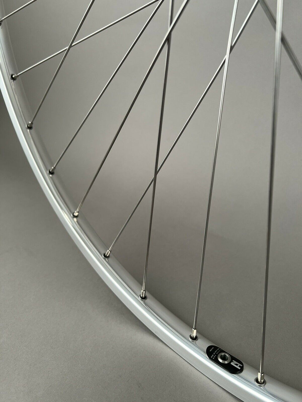 H Plus Son TB14 Polished Silver Rims Miche Hubs Road Bike Wheelset - c ...
