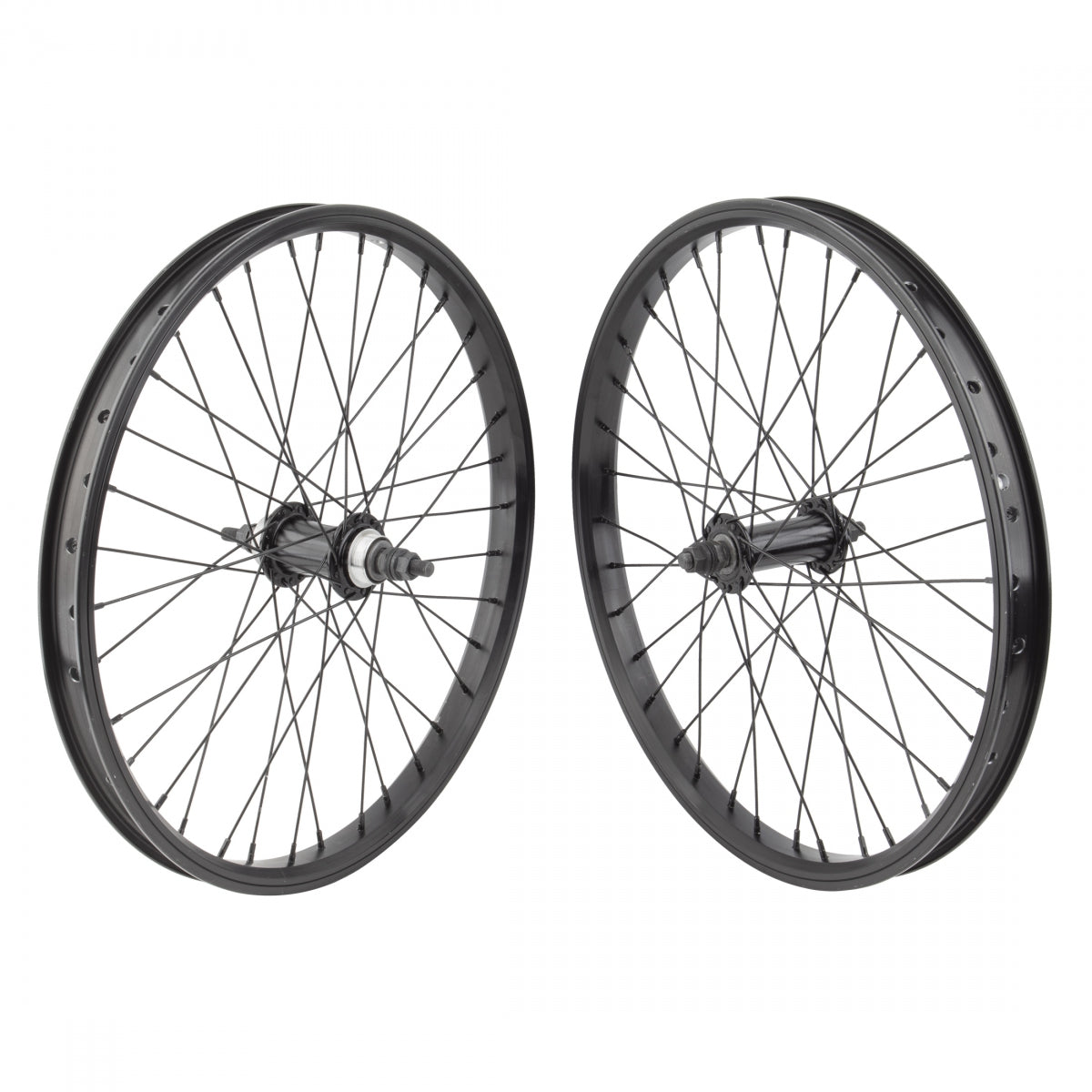 Wheelset  20X1.75 406X24 Se Bikes Ripper(21) Black Nmsw 36 Single Speed Ff Loose 3/8 110Mm 14Gbk