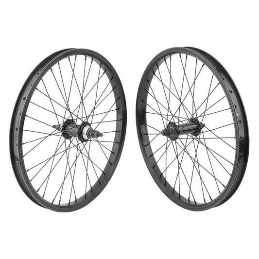 Wheelset  20X1.75 406X24 Se Bikes Ripper(21) Black Nmsw 36 Single Speed Ff Loose 3/8 110Mm 14Gbk