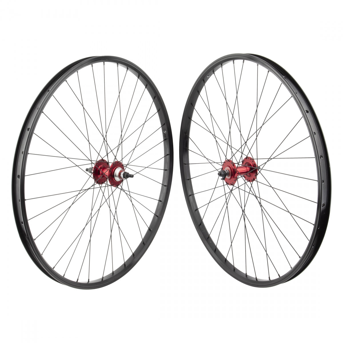 Wheelset 29er 622X24 Se Bikes Big Ripper(21) Black Nmsw 36 Single Speed Ff Seal 3/8 Red 110Mm Ss2.0Bk