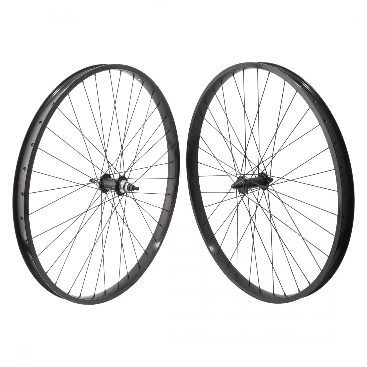 Wheelset 29er 622X32 Se Bikes Big Flyer(22) Black Nmsw 36 Single Speed Ff Loose(F) Seal(R) 3/8 Bk 110Mm Ss2.0Bk